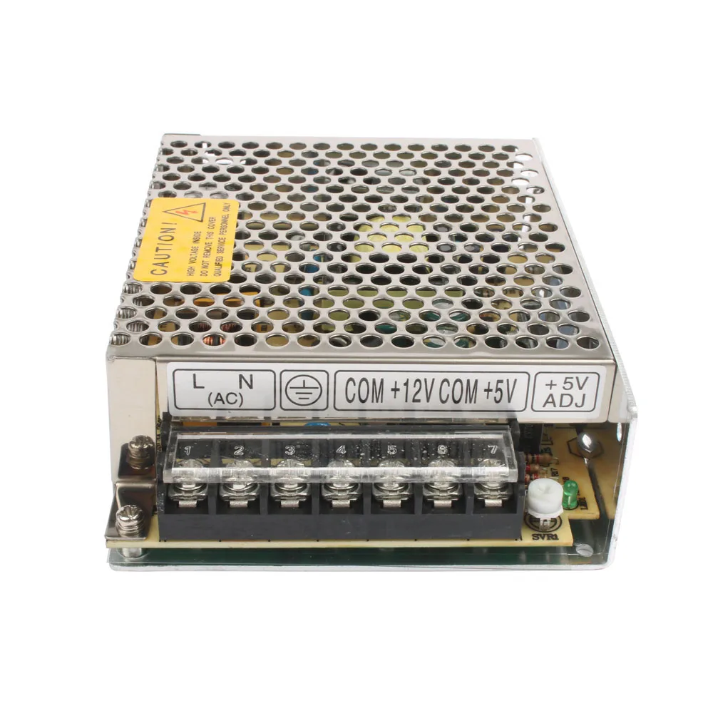 Двойной выход Источник питания 25w 5v 2A 12v 1A блок питания D-25A преобразователь переменного тока в постоянный хорошего качества