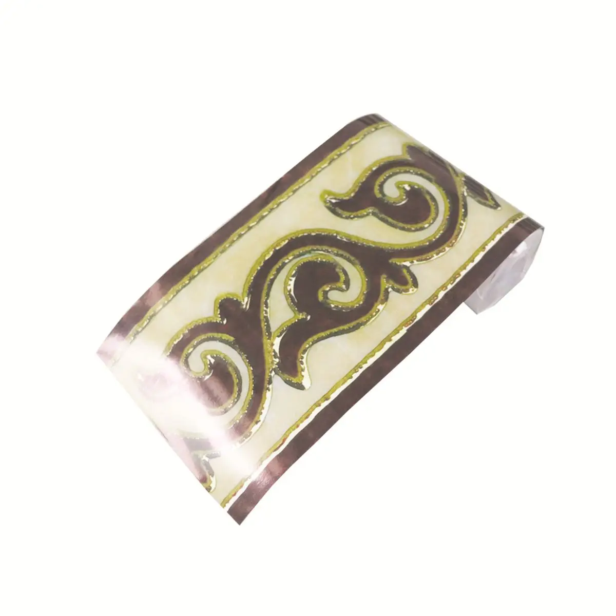 Европейские обои границы наклейка позолоченная имитация плитки талии линия