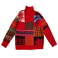 christmas men sweater autumn casual cartoon pullover lazy harajuku gengar sweater knit streetwear oversized pullover unisex