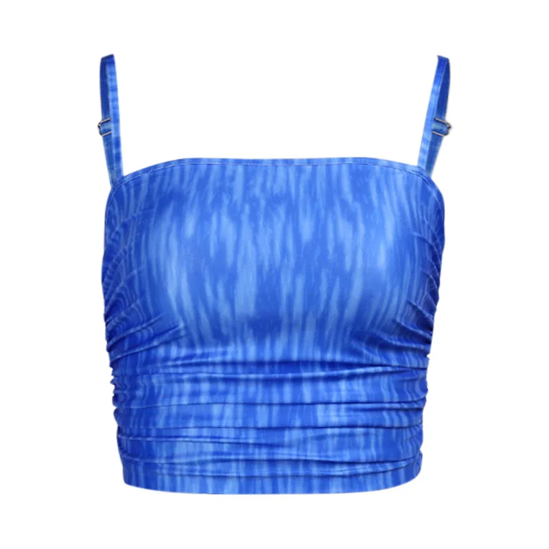 

2021 Summer New Sexy Slim Printed Women's Suspender Top Fitness Vest Corset Top Womens Crop Tank Top Camis Vest