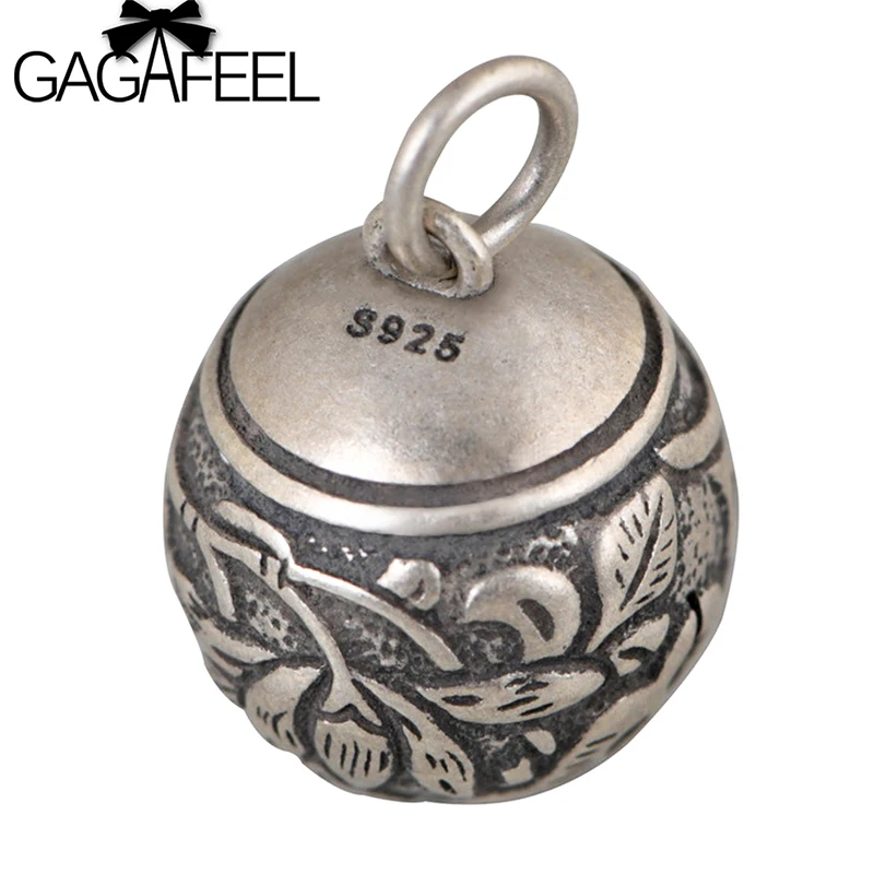 

GAGAFEEL аксессуары из серебра 925 пробы, серебряные ювелирные изделия в стиле ретро с рисунком лотоса, модные минималистичные украшения
