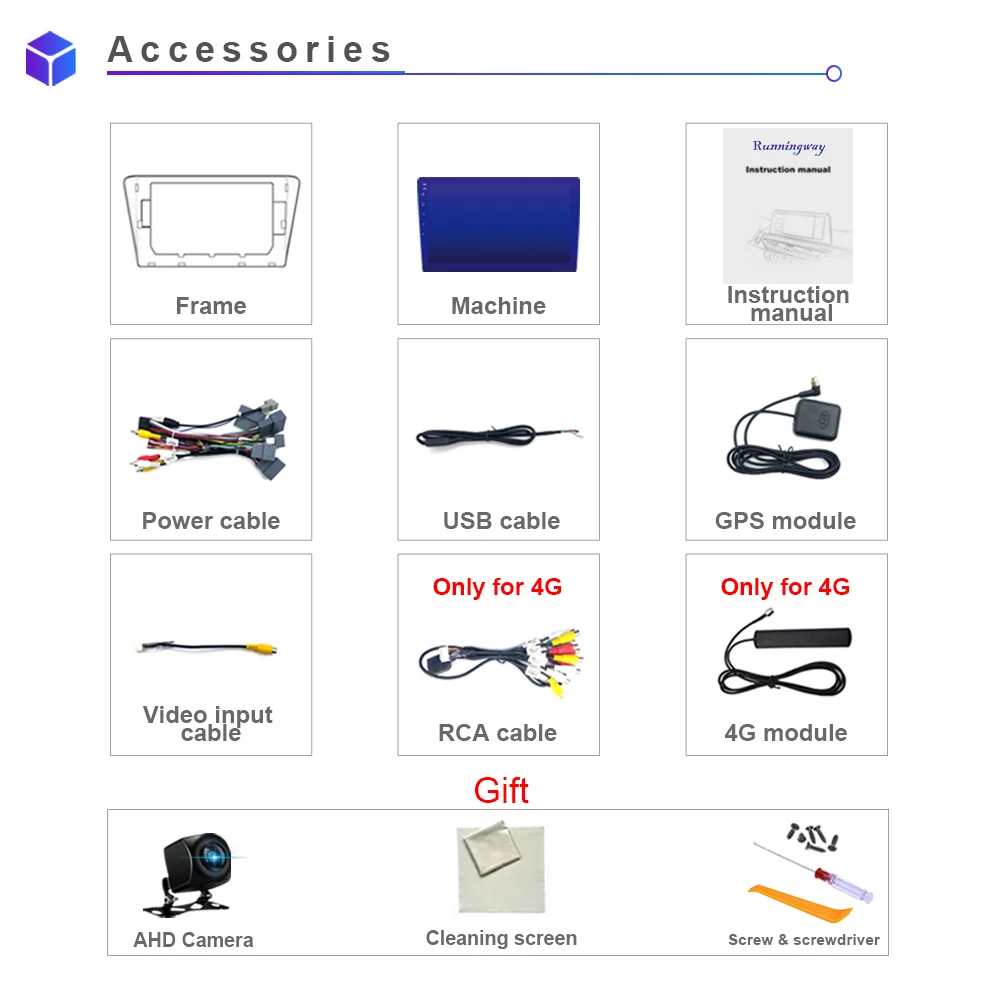 Runningway Android 10 0 5G автомобильный DVD для Ford Mondeo 2010 2011 2013 2014 4G + 64G Автомобильный Радио