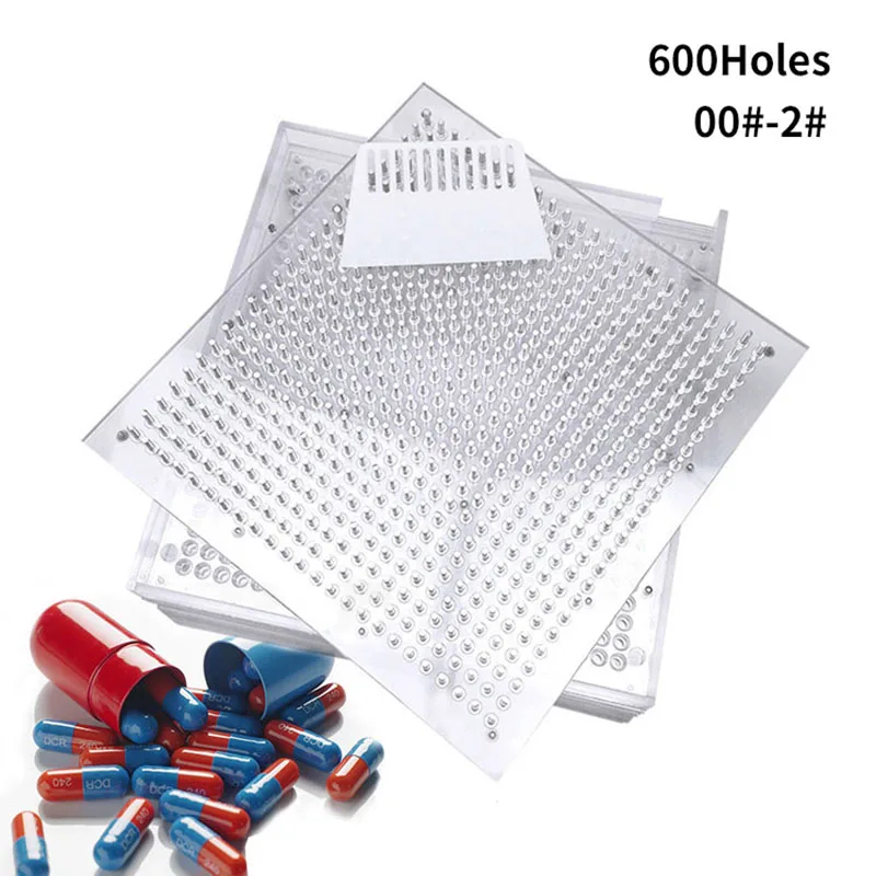 COMOPEZ 600 отверстие 00 #0 #1 #2 ABS заполняющая тарелка для капсул версия капсулы