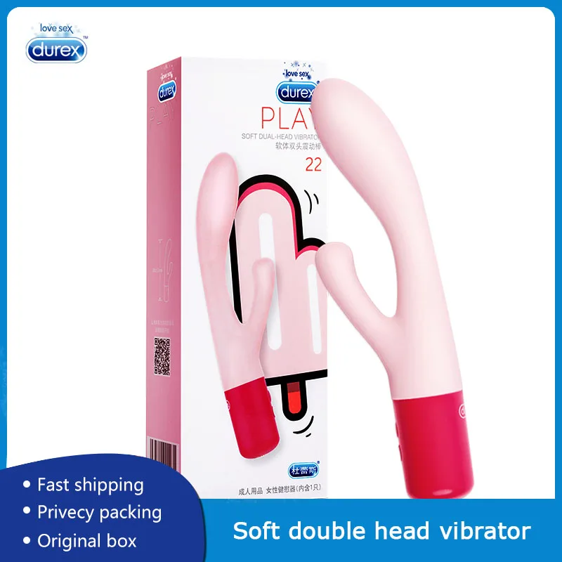 Durex Vibrators G Spot Dildo Rabbit Vibrator for Women Dual Vibration Silicone Chargeable Waterproof Clitoris Massager Sex Toys