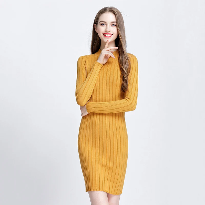 Foridol вязаное серое платье для женщин 2019 осень зима белое Трикотажное короткое в