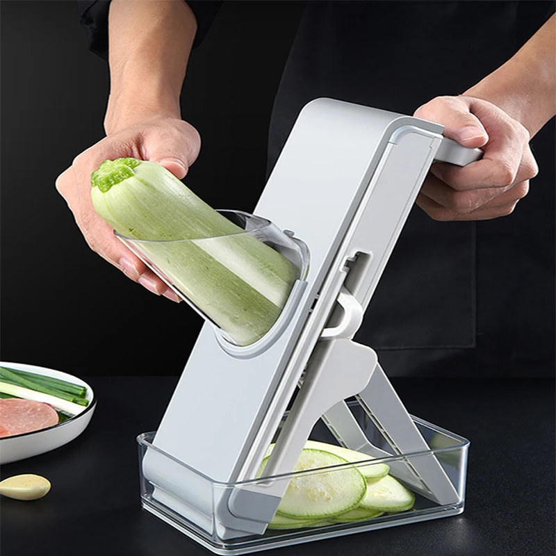 mandolin manual cutter potato slicer carrot grater gadgets steel blade meat slicer kitchen accessories food cutter tool free global shipping