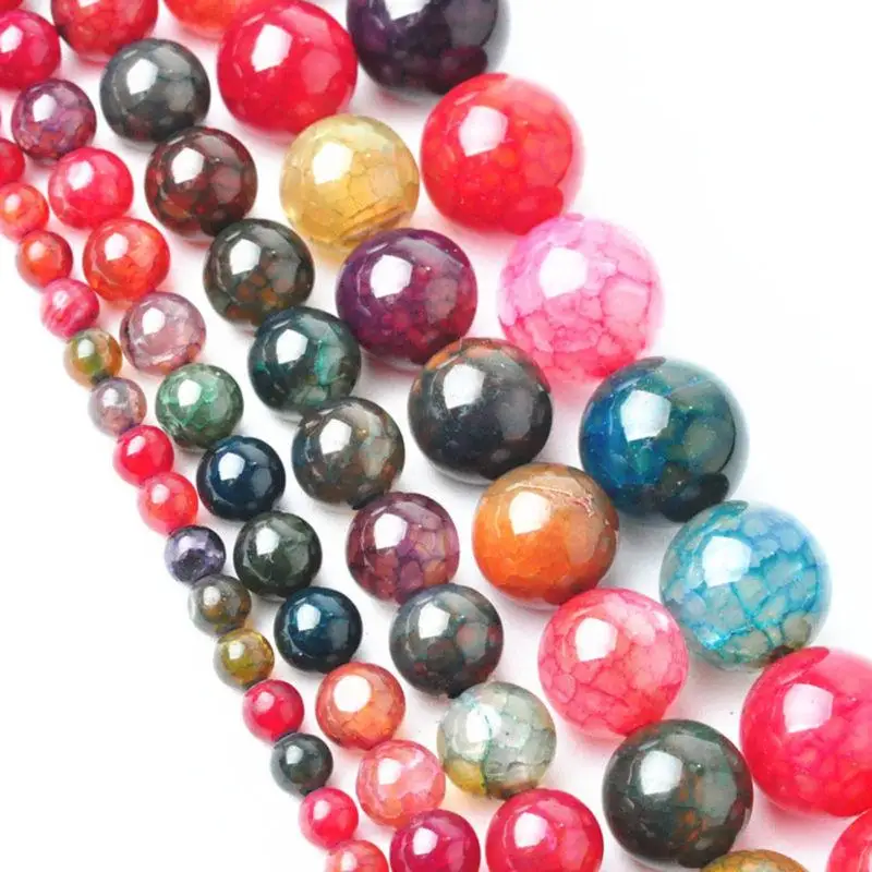 Модные круглые бусины оптовая продажа кварцевые высокого качества 4-12 мм из
