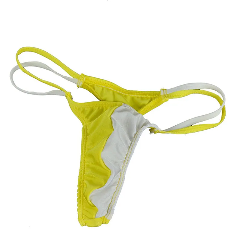 Мужские Удобные трусы стринги цветная футболка сексуальное нижнее белье мужские