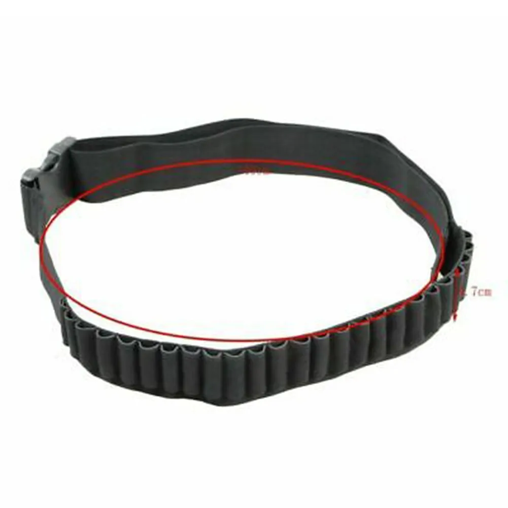 

600D Nylon Bandolier Black Ammo Belt Sling Shotgun Bandoleer 25 Rounds