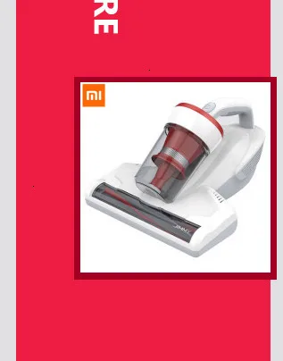 Xiaomi Deerma беспроводной ручной пылесос, светильник, контроллер тепловых клещей, стерилизация, шесть раз, клещей, 2500 мАч батарея
