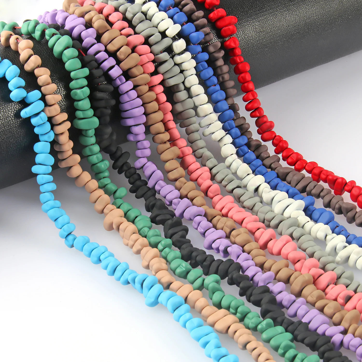 

Nano Rubber Hematite Beads Multiple Colour Natural Loose Spacer Mineral Beads For Jewelry Making DIY Beaded Bracelet Necklace