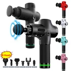 Электрический массажный пистолет для глубоких мышц, массажер для тела, шеи, рук, груди, спины, упражнений, релаксация, формирование, облегчение боли, новинка 2021, лучший