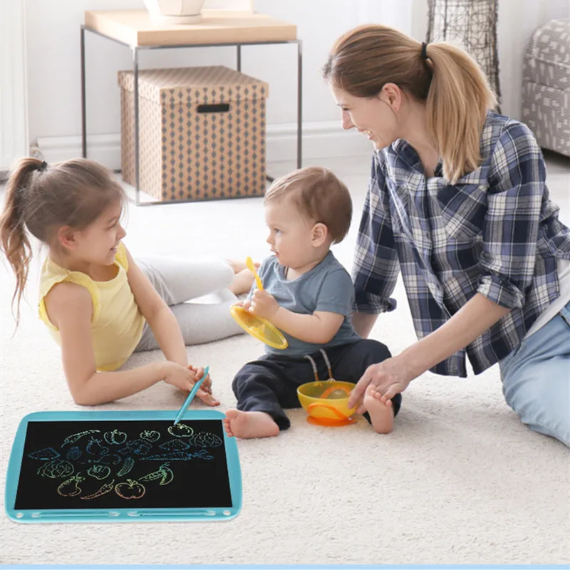 15 дюймов ЖК-дисплей почерк доска Перезаряжаемые красочные цифровой планшет для