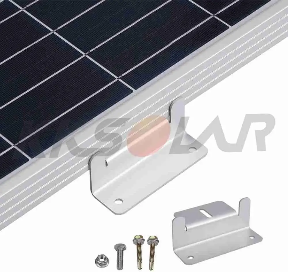Монтажные Z кронштейны для солнечной панели RV 4 единицы кронштейн поддержка крыши