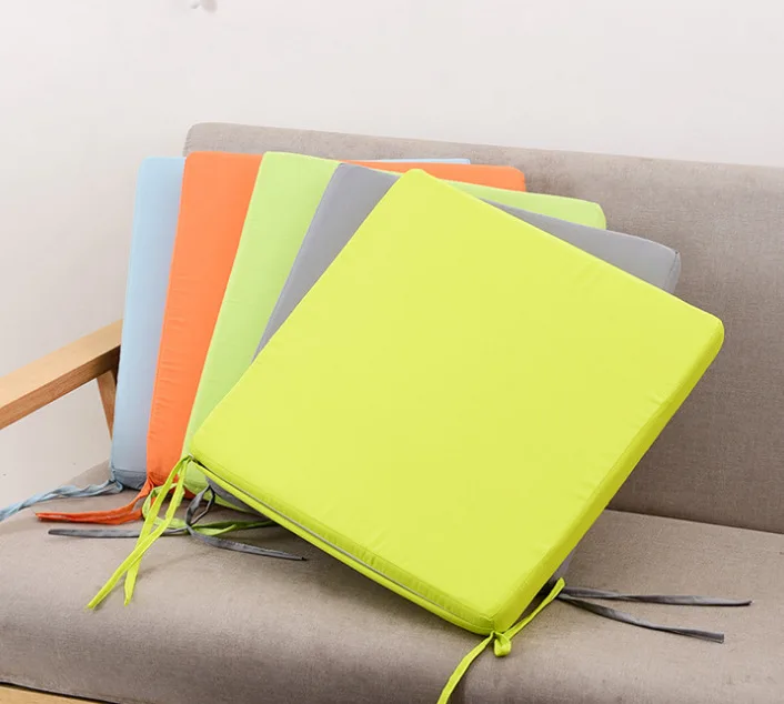 Съемный квадратный мягкий стул Подушка Открытый галстук на сад патио столовая