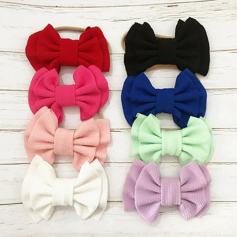 Emmababy повязка на голову с большим бантом для маленьких девочек; Детская повязка на голову с эластичным бантом; аксессуары