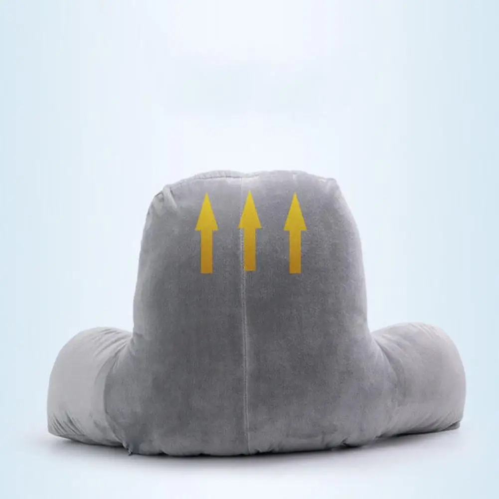 Velvet Pillow Sofa Waist Plush Rest Reading Home Decor Arm Back Lumbar Head Support Cushion Zipper Easy Clean | Дом и сад