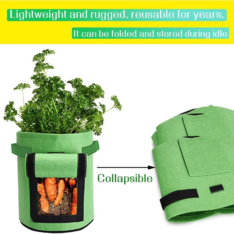 Сумка для роста растений домашний сад Картофельная теплица сумка посадки овощей