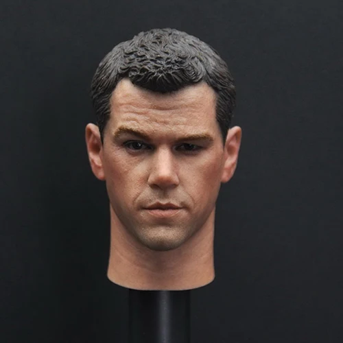 Head Model 1/6 весы матовый Деймон мужской костюм спецагента кожаная куртка рубашка джинсы брюки аксессуары комплект одежды 1" дюймов цифры - Цвет: Head Model