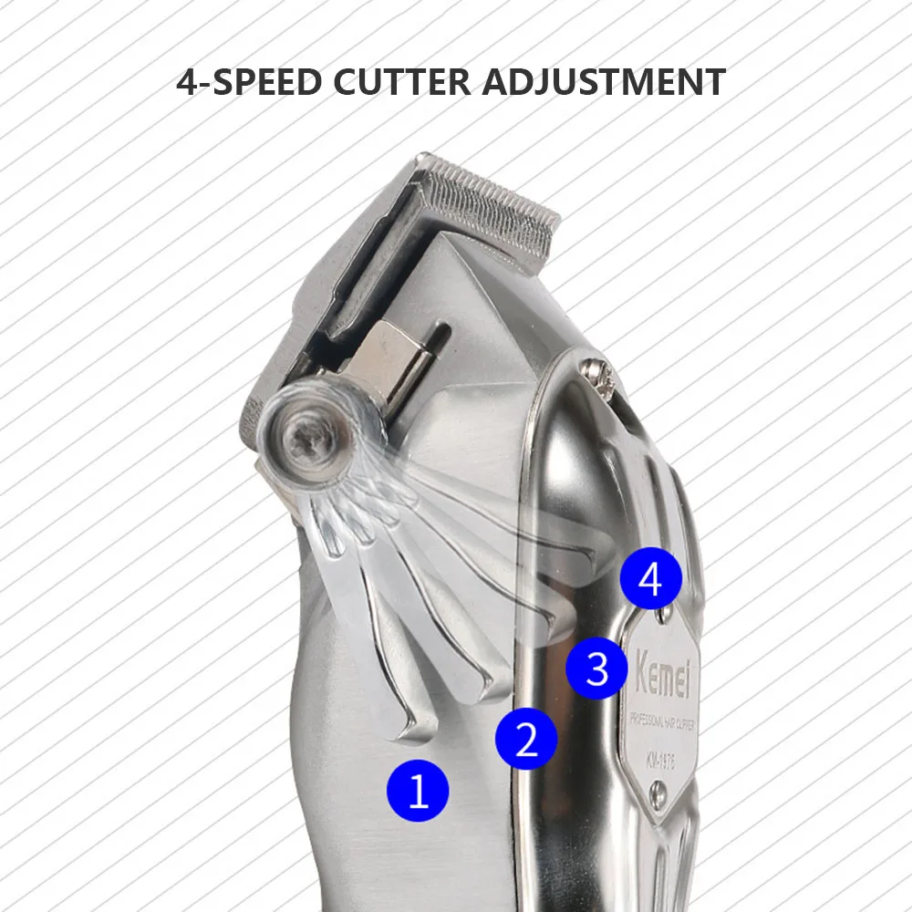Триммер для волос с ЖК дисплеем беспроводной триммер мужчин машинка стрижки Т