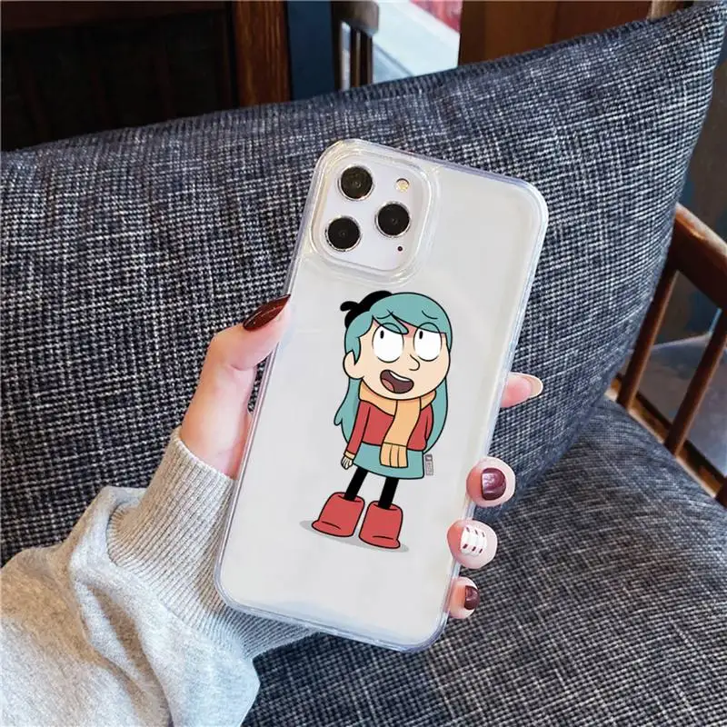 

anime cute Hilda Season Phone Case Transparent for iPhone 11 12 8 7 6 5 s mini pro X XS XR MAX Plus SE soft funda