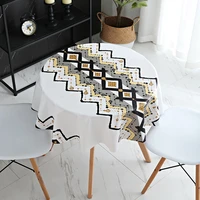 proud rose nordic round tablecloth waterproof oil proof pvc tablecloth small round tea table cover dining table cloth