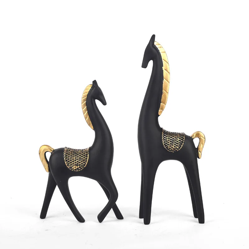 Декоративные украшения для дома влюбленных и лошадей украшение гостиной шкаф