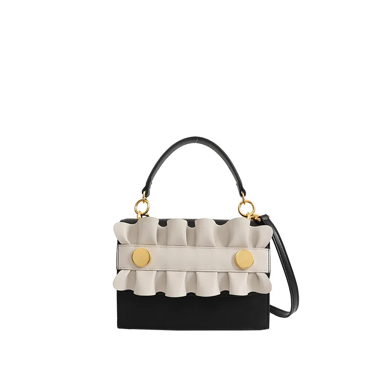 

WOMEN'S Leather Bags Shoulder Bag WOMEN'S Fashion Handbag 2020 New Style Pleated Lace Handbag Shoulder WOMEN'S Bag