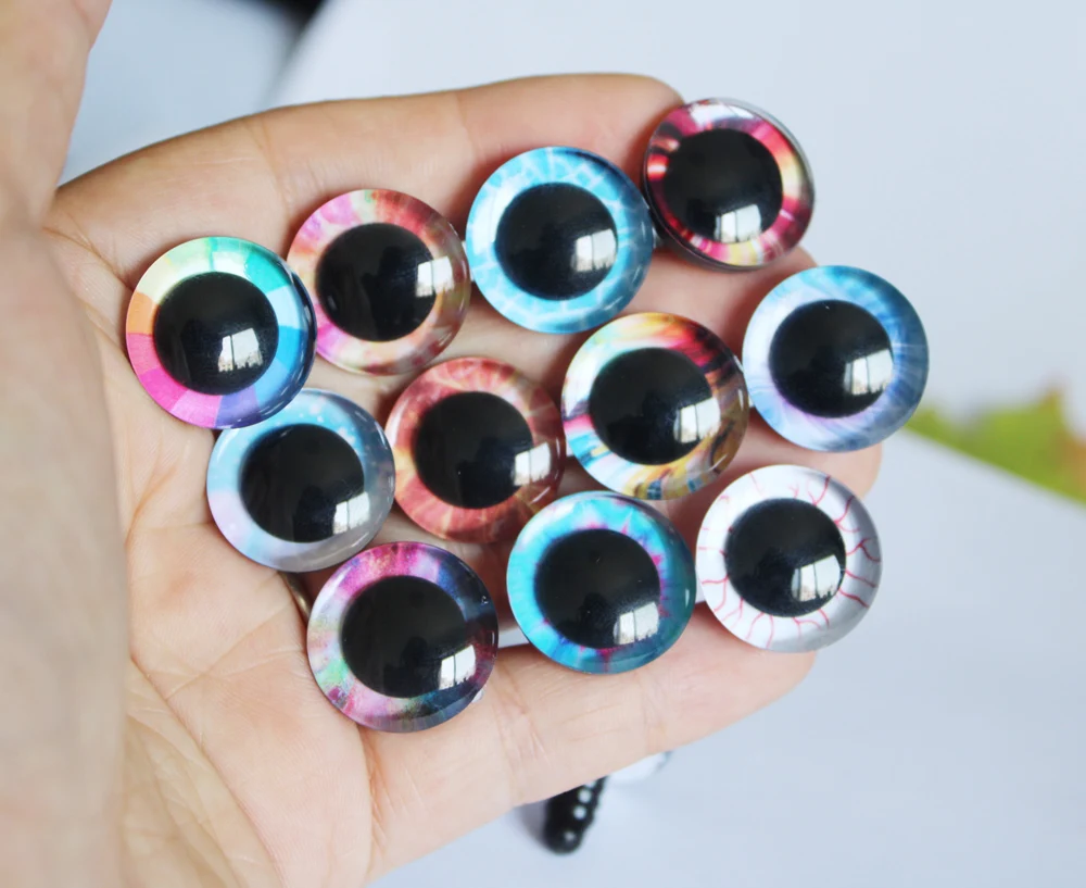 100 шт F13B 9MM 35MM 3D новая очаровательная игрушка безопасные глаза куклы + Омыватель