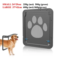 dog gate pet fence build in screen door for cat home pet enter gate lockable magnetic screen window gate garden easy install