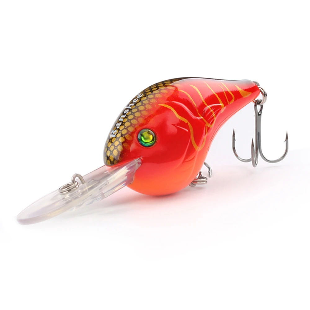 1 шт. 75 мм 24 г жесткие приманки VIB рыболовные гольян тройные Крючки тонущие