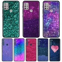 Sparkle Glitter For MOTOROLA One Fusion Shell for Moto G10 Plus Play Power One G20 G30 G40 G50 G60 Edge Phone Case