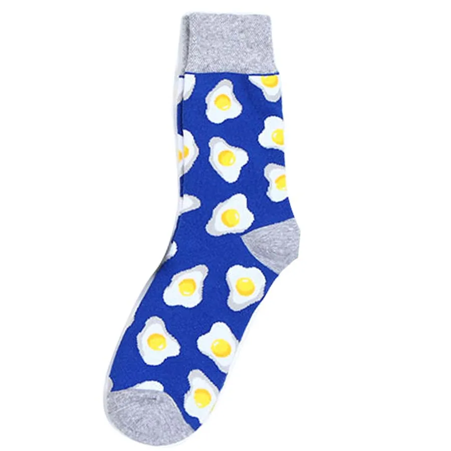 Зимние новые мужские носки забавные хип хоп Харадзюку смешная еда Пицца кактус