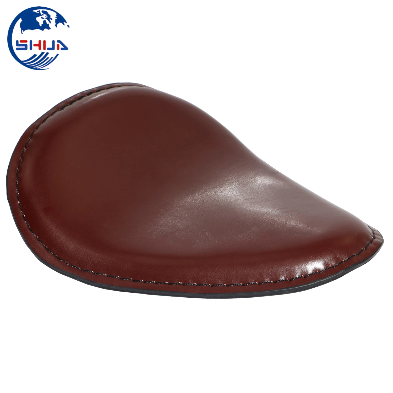 Седло кожаное коричневое для мотоцикла седло Соло Harley Honda Yamaha Kawasaki Suzuki Sportster Bobber