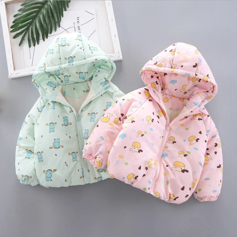 2021 Baby Boy Jacket Children Winter Autumn For Girl Coat Kids Outerwear Warm And Thick Clothes Infant Outing Play Overcoat | Детская