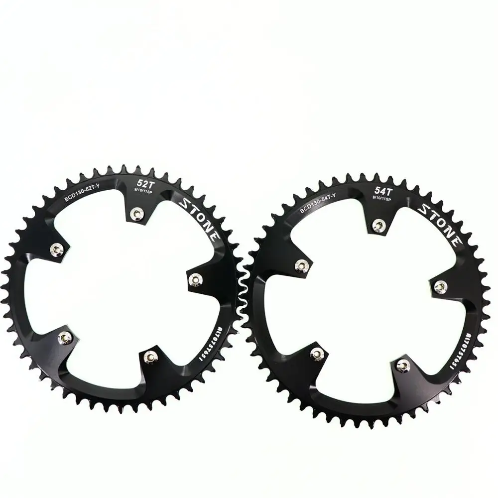 Каменная цепь 130 BCD круглая для shimano 5700 6700 цепное колесо 40t 42 44 46 48 50 52 MTB велосипед зубная пластина 130bcd для sram красный