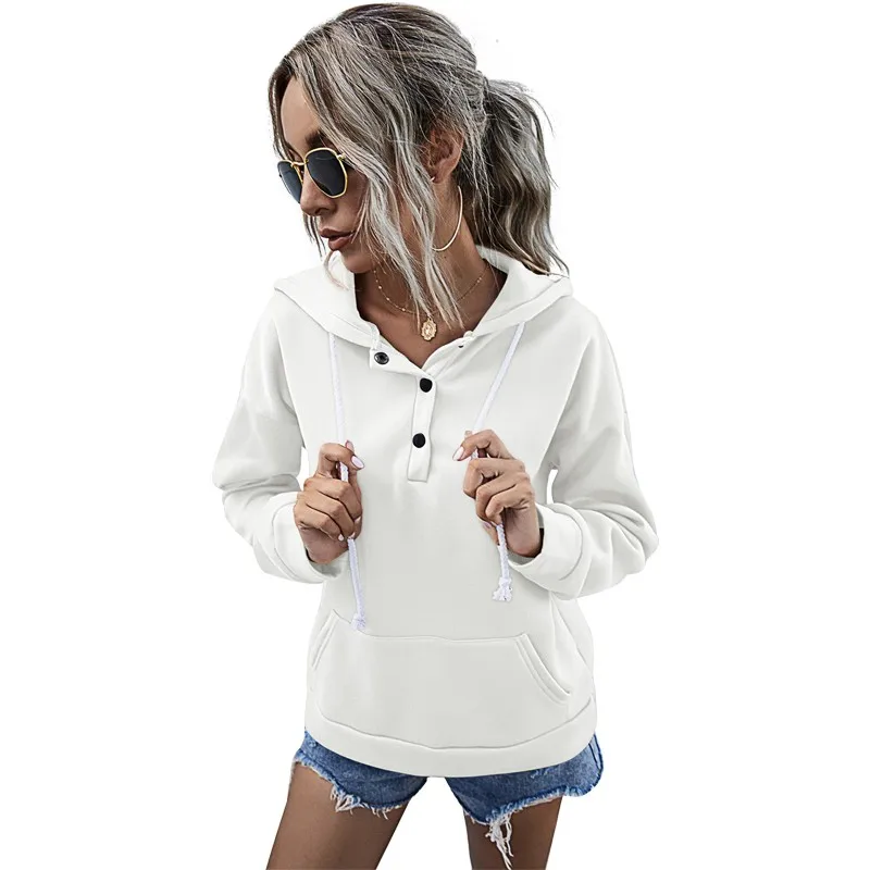 Осенне зимняя женская толстовка с капюшоном длинным рукавом теплая куртка и