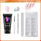 30 мл гели для ногтей комплект с украшением в виде кристаллов формы для наращивания ногтей гель из быстросохнущего комплект инструментов для маникюра-1 шт. коробка ногтей адвокатского сословия 1 * пинцет 1 * ручка + 1 * набор файлов TSLM1