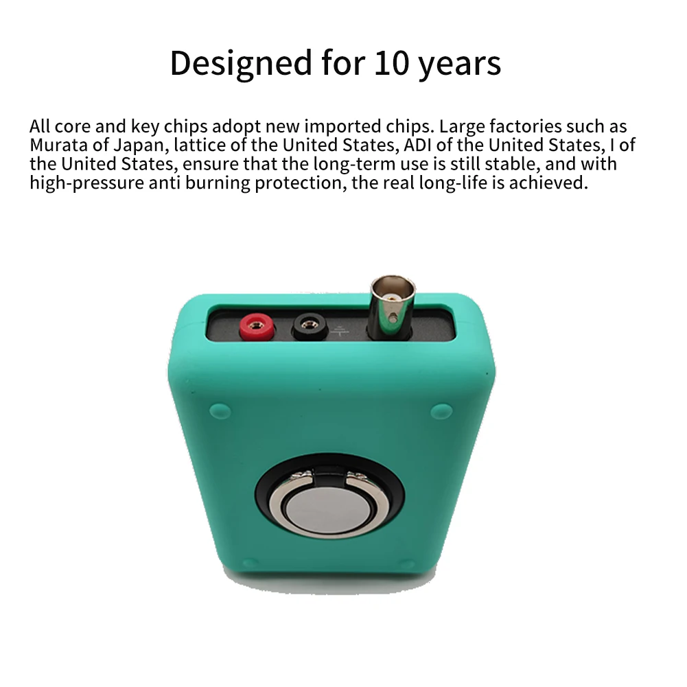 

DSO1511E Mini Handheld USB Rechargeable Waveform Storage High Accuracy Digital Oscilloscope 120M Bandwidth Multifunctional