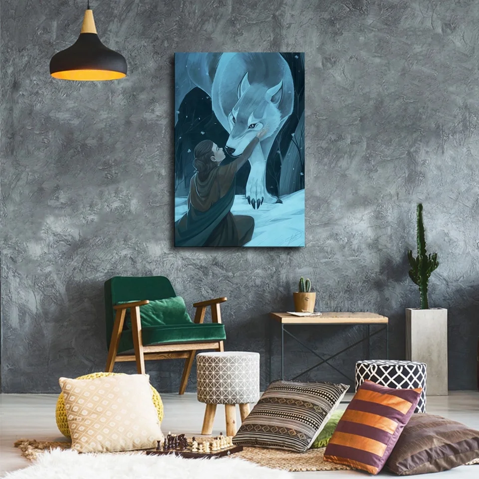 Печать на холсте картинная рамка настенная живопись искусство аниме абстрактная