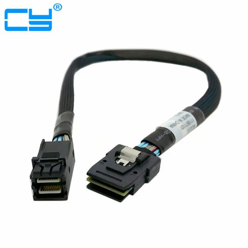 Internal Mini SAS SFF-8087 to mini sas High Density HD SFF-8643 data Server hard disk raid Cable 50cm/100cm | Компьютеры и офис