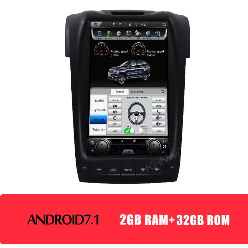 android car radio KiriNavi 11," Android 8,1 автомобильный Радио Мультимедиа gps навигация для Chevrolet S10 Colorado Trailblazer Isuzu D max автомобильный dvd-плеер - Цвет: android car radio