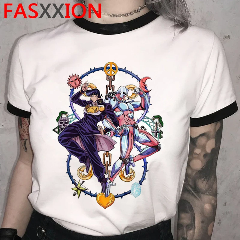 Футболка мужская с японским аниме Джоджо Невероятные приключения смешная