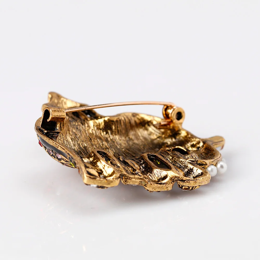 Брошь в виде слона Hemiston стиле ретро изысканная брошь из шелка для свитера или