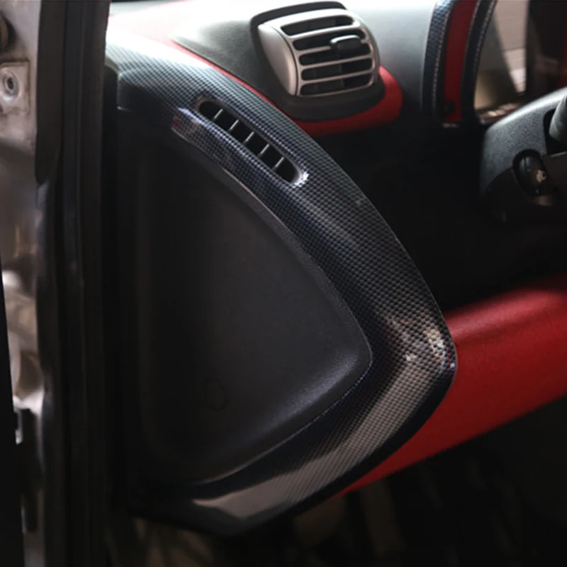 Украшение автомобиля крышка из углеродного волокна узор внутренняя отделка