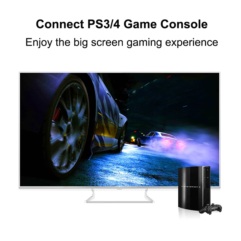 Кабель HDMI совместимый с 1 4 дюймов 1080P 3D позолоченный кабель Aux HD PS4 монитор Мини