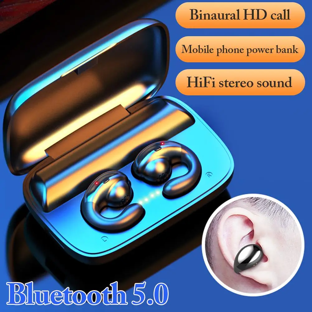 S19 наушники вкладыши TWS с 5 0 Беспроводной Bluetooth V5.0 F9 гарнитура заячьи уши костной