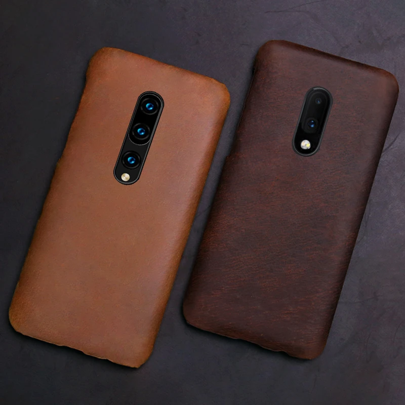 

Чехол для телефона из натуральной кожи для Oneplus Nord 8 7 7T Pro 6 6T 5T 3T коровьей кожи Ретро Crazy Horse