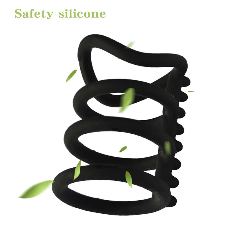GUIMI четырехкратное кольцо для пениса Задержка эякуляции пенис резиновые кольца