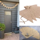 Баннер из джутовой мешковины, 2 м2,8 м, свадебное украшение в деревенском стиле, висячие украшения, фоновое украшение для домашней вечеринки, домашний декор 